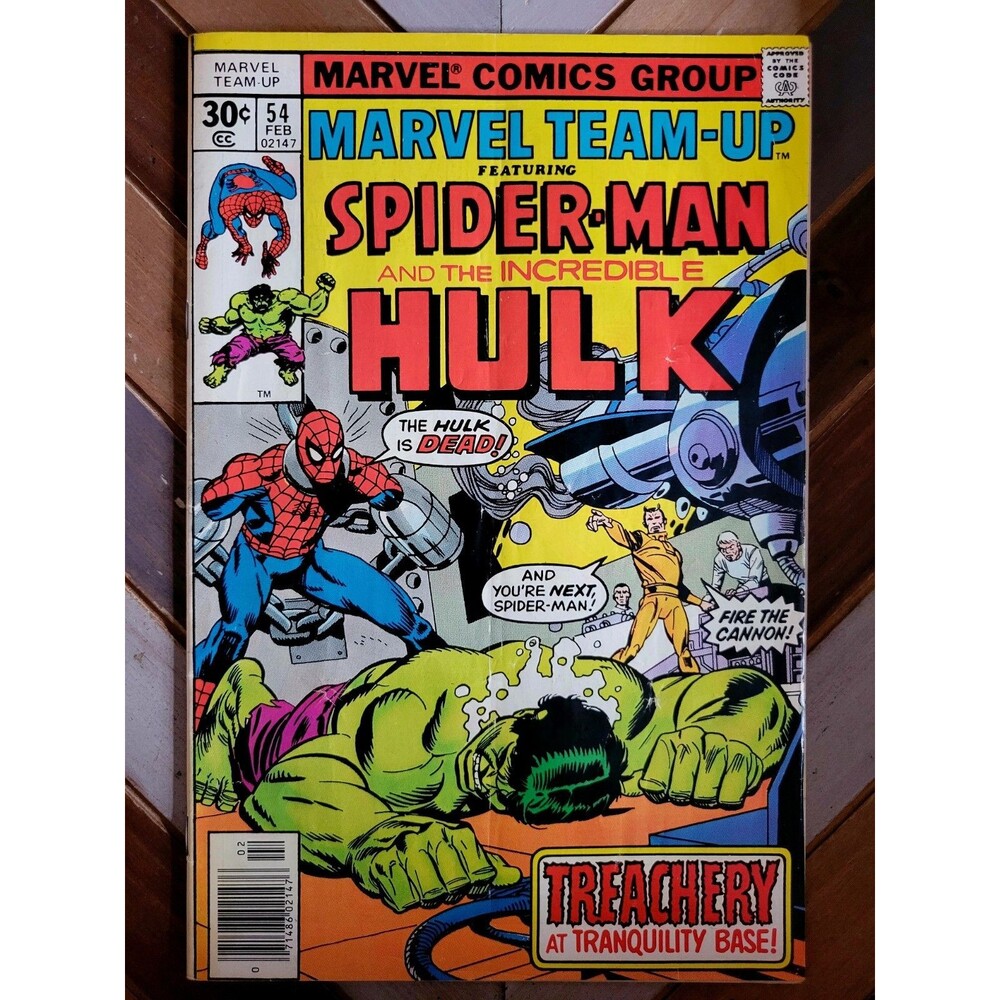 Marvel Team-Up #54 Spider-Man! The Hulk! Woodgod! John Byrne Artwork (4.0) 1977